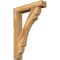 Ekena Millwork Olympic Block Rough Sawn Bracket w/ Offset Brace, Western Red Cedar, 6"W x 28"D x 40"H BKT0604X28X40OLY05RWR - alternate 1